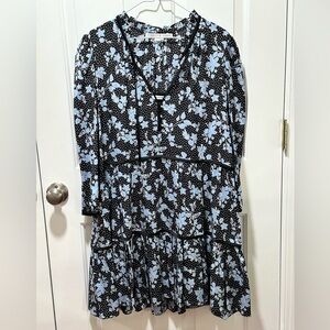 Veronica Beard Hawkins floral mini dress. Size 10.